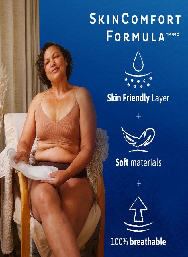 Tena Sensitive Care Ultra Thin Long Adult Incontinence Pads Extra Coverage Postpartum for Women, Light Absorbency, 144 Count - Image 3